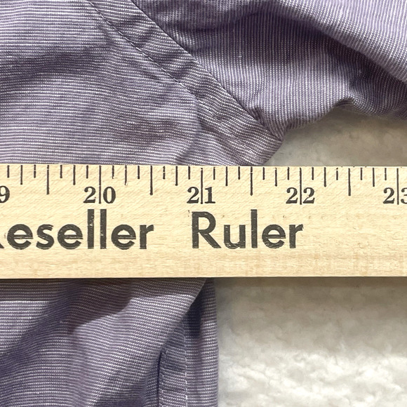 Travis Mathew Shirt Mens Medium Purple Studebaker Button Pocket Golf Casual - Picture 9 of 11